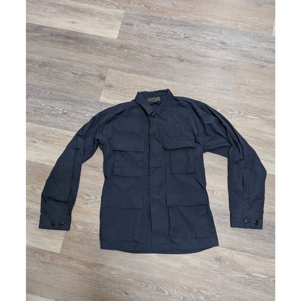 Tact-Gear Take Command Ripstop BDU Field Jacket Men’s Large Navy Blue Utility